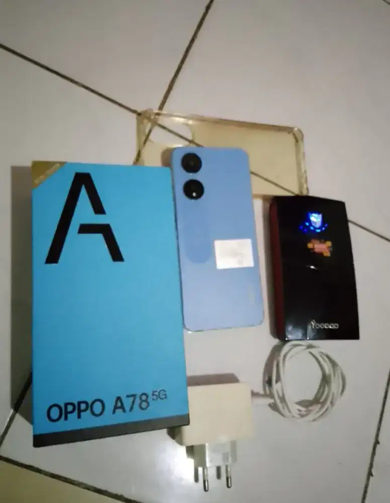 Tab jual hape Oppo a78 5G ram8+4gb+powerbank normal jaya