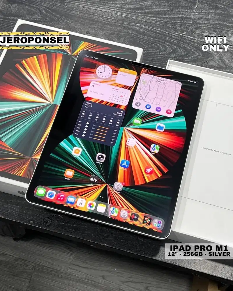 IPAD PRO M1 12” 256GB WIFI ONLY EX IBOX MULUS ORIGINAL GARANSI