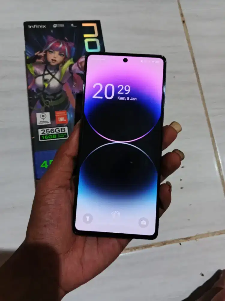 Infinix Note 40 8/256 Fullset Garansi Resmi