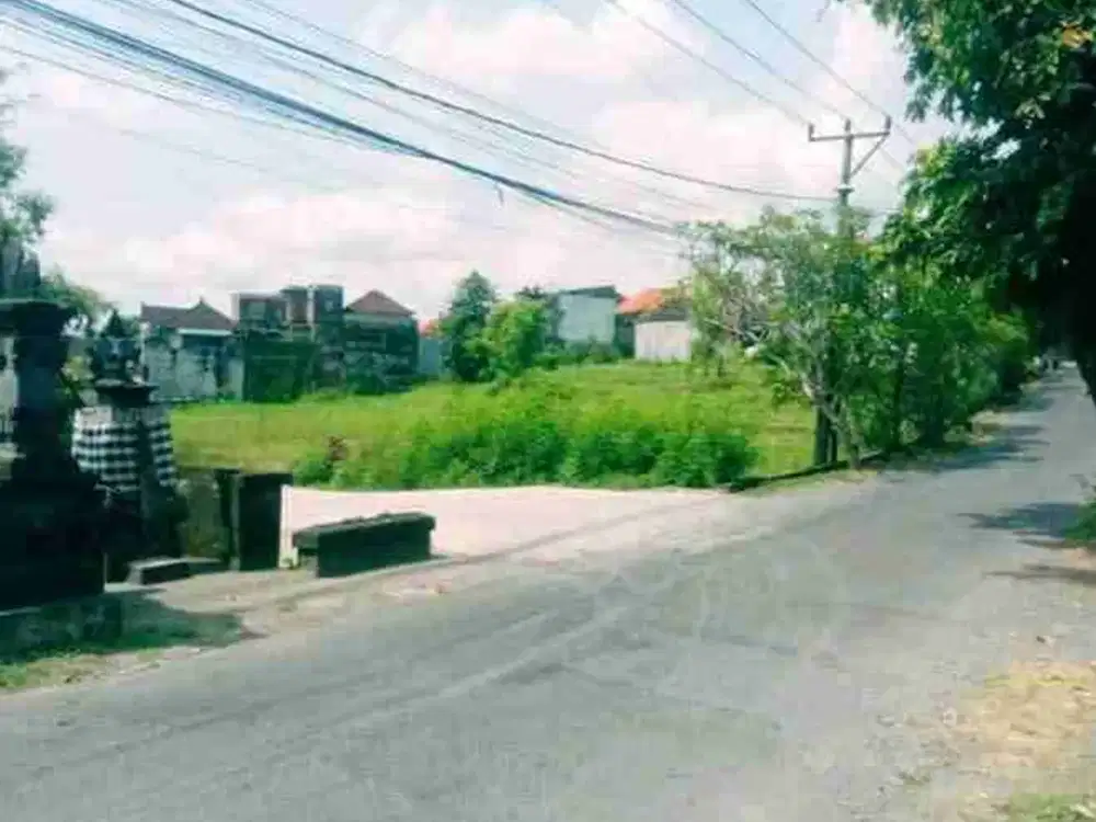 Buc tanah 260m2 sdh pondasi raya utama tunjung tutur peguyangan jl6mtr