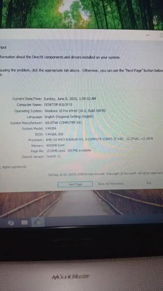 Laptop asus Amd A9 jual murah siapa cepat dia dapat