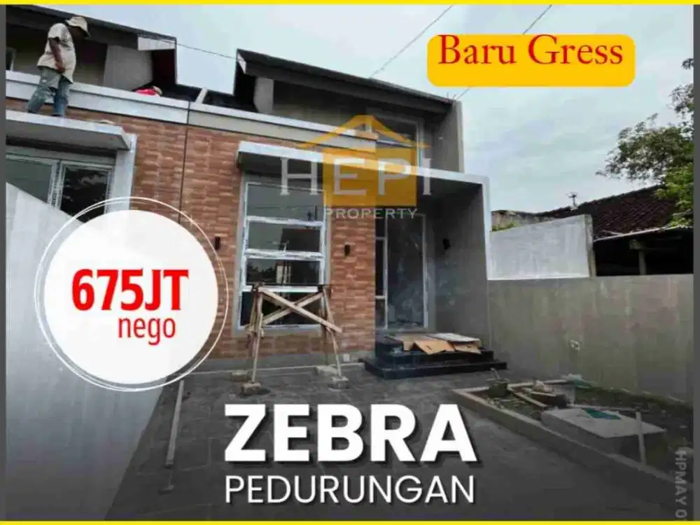 Rumah Baru Murah Di Jalan Zebra Pedurungan
