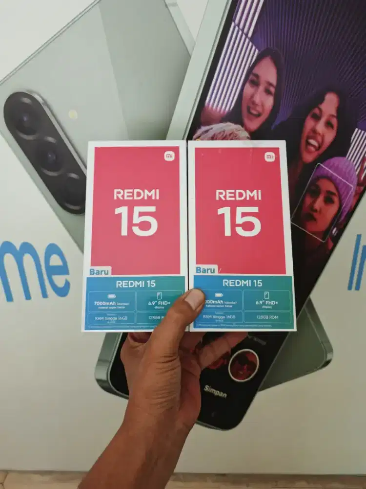 [ Fast Respon WA ] Redmi 15 NFC 8+8/128 Garansi resmi 15bln