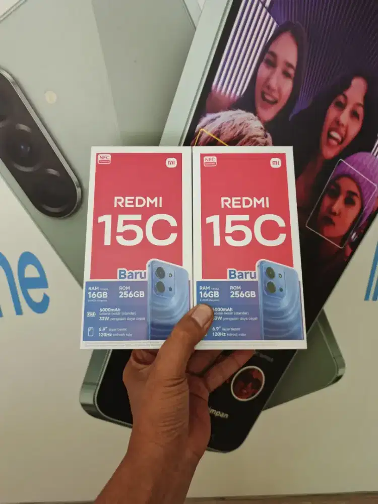 [ Fast respon wa ] Redmi 15C NFC 8+8/256 Garansi resmi 15bln