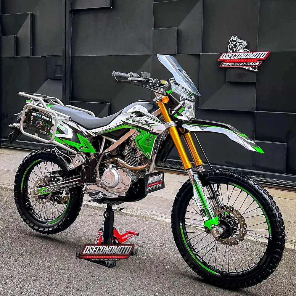 KLX 150 RALLY TRAIL ADVENTURE SIAP TOURING TRABAS SUPERMOTO