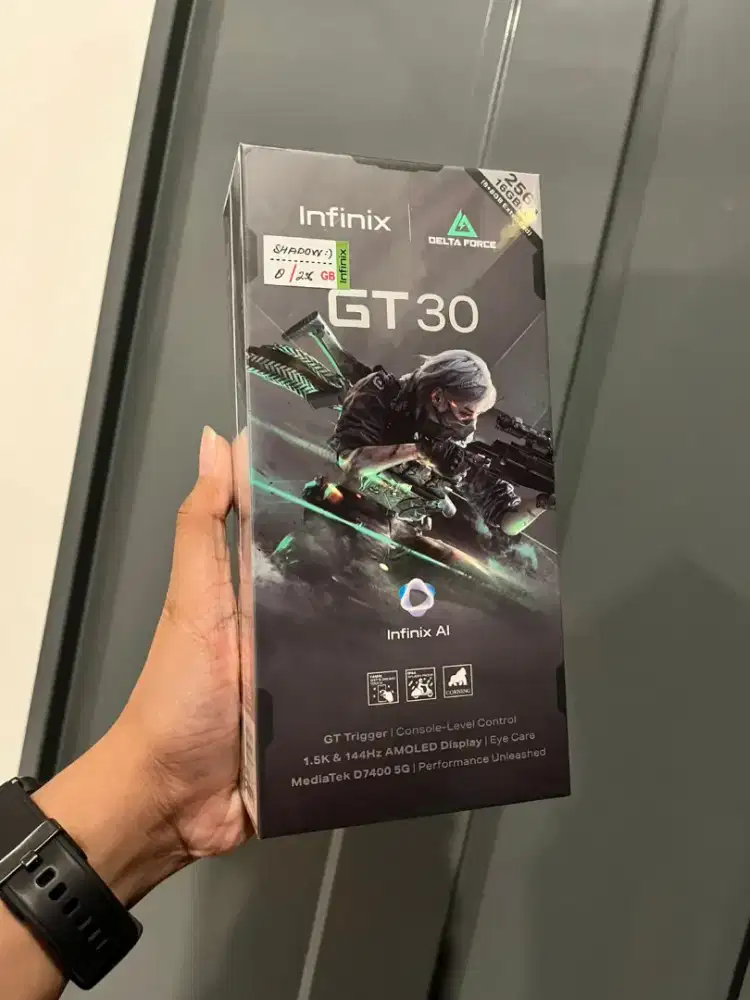 Infinix GT 30 5g New Ram 8+8/256 Promo