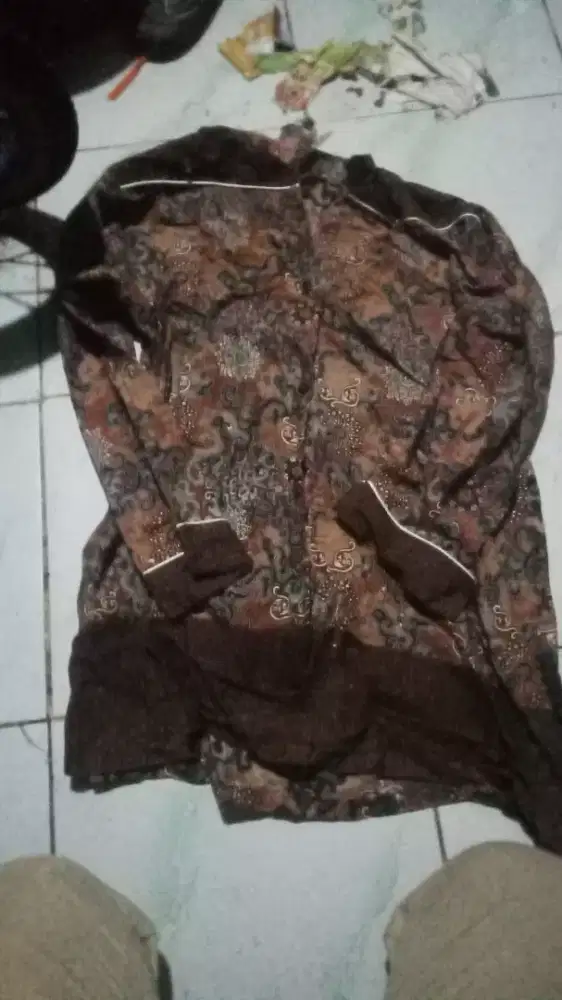 Baju batik wanita panjang xl