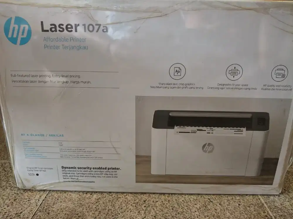 HP Laser 107a baru