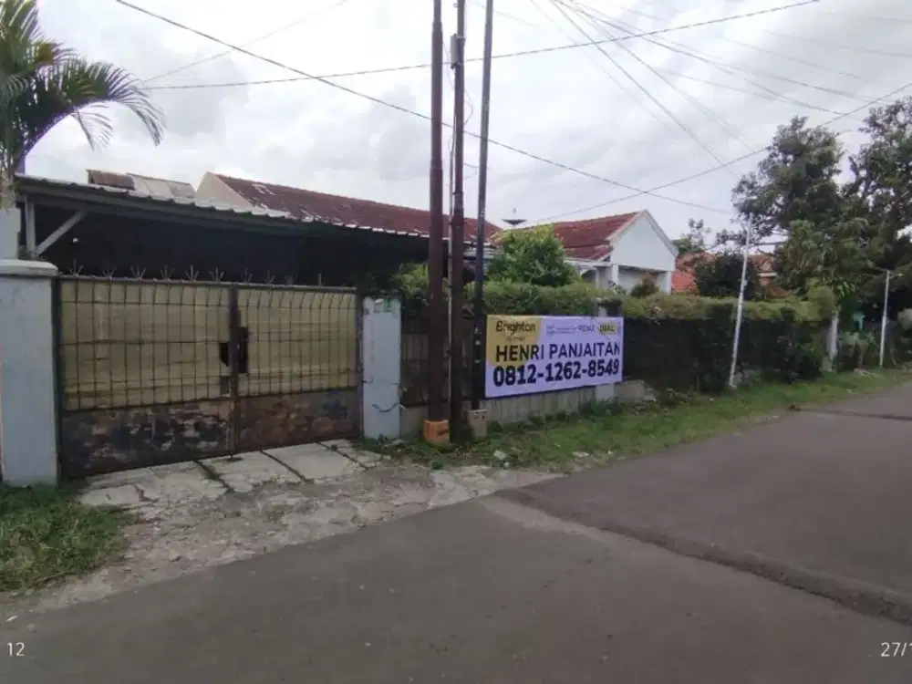 RUMAH 1 LANTAI DI PINGGIR JALAN DI KEBUN PEDES - TANAH SAREAL BOGOR