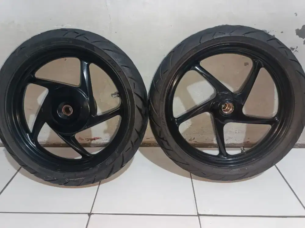 velg honda beat ring 14 ori dan ban tubeless