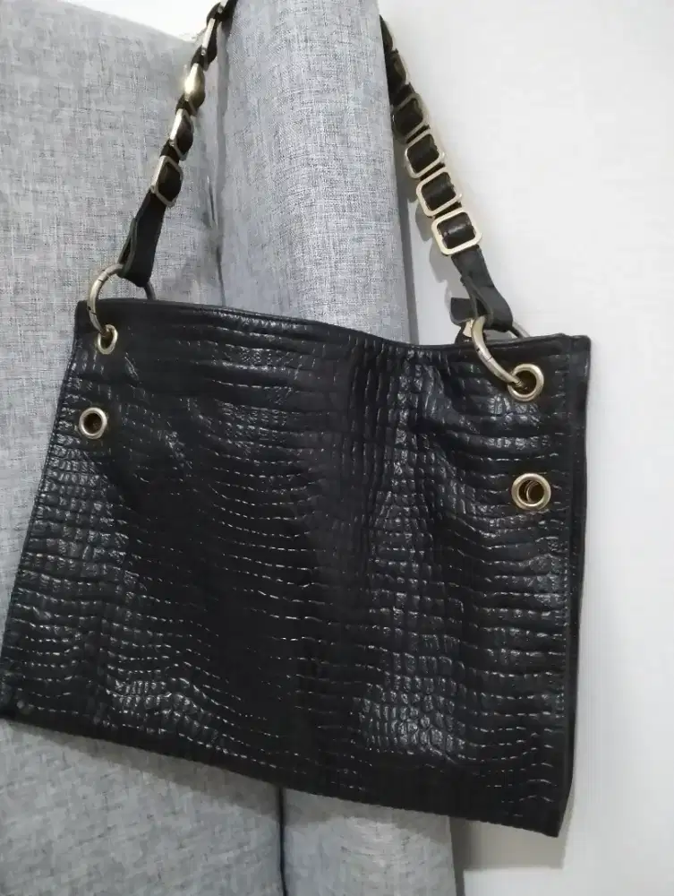 Clutch bag kulit asli