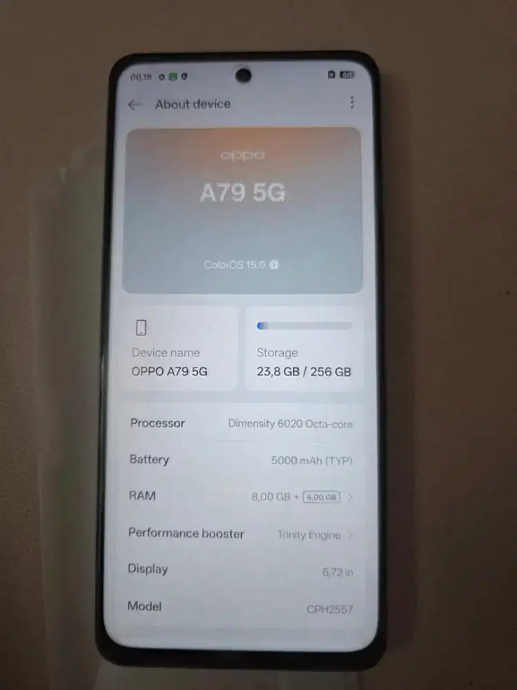 Dijual HP OPPO A79 5G Full set