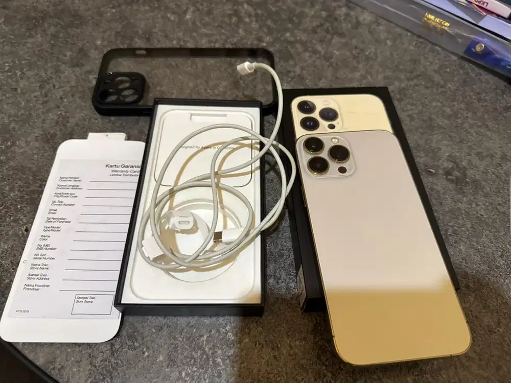 IPHONE 13 PRO MAX 256GB GOLD RESMI