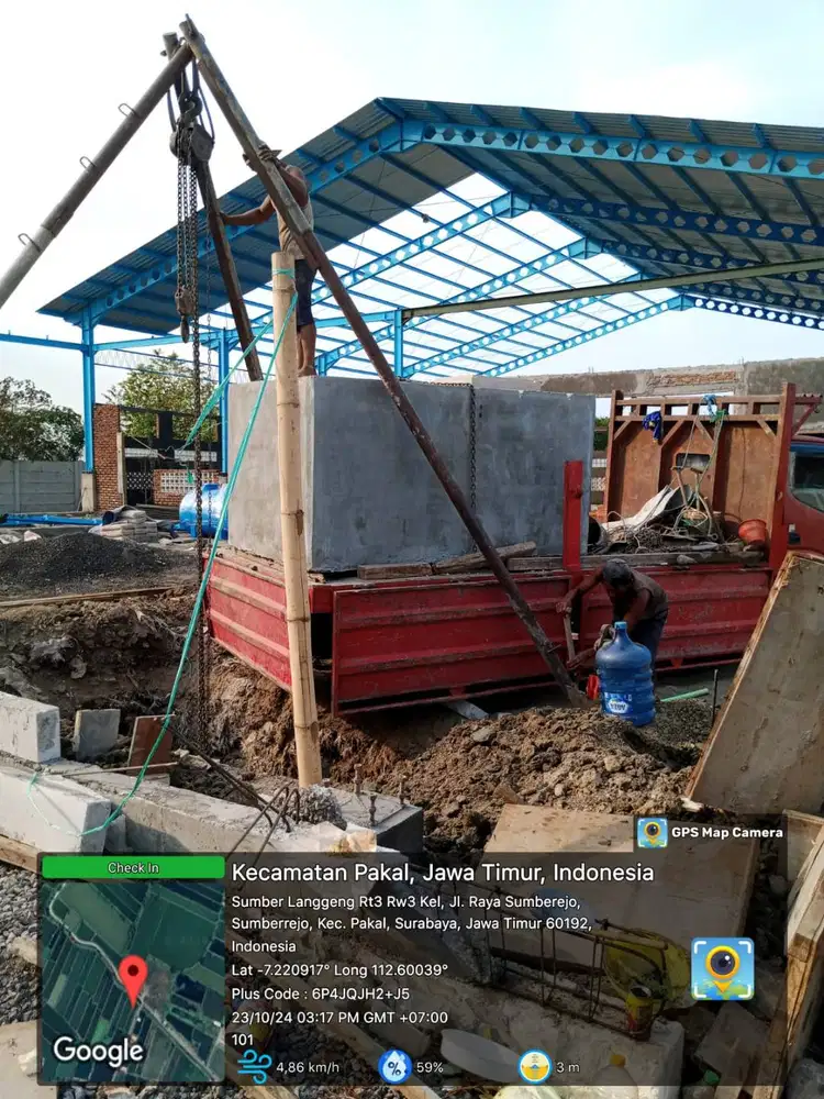 Tandon air tanam 5000 liter malang