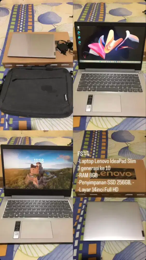 Jual laptop Lenovo Ideapad slim 3