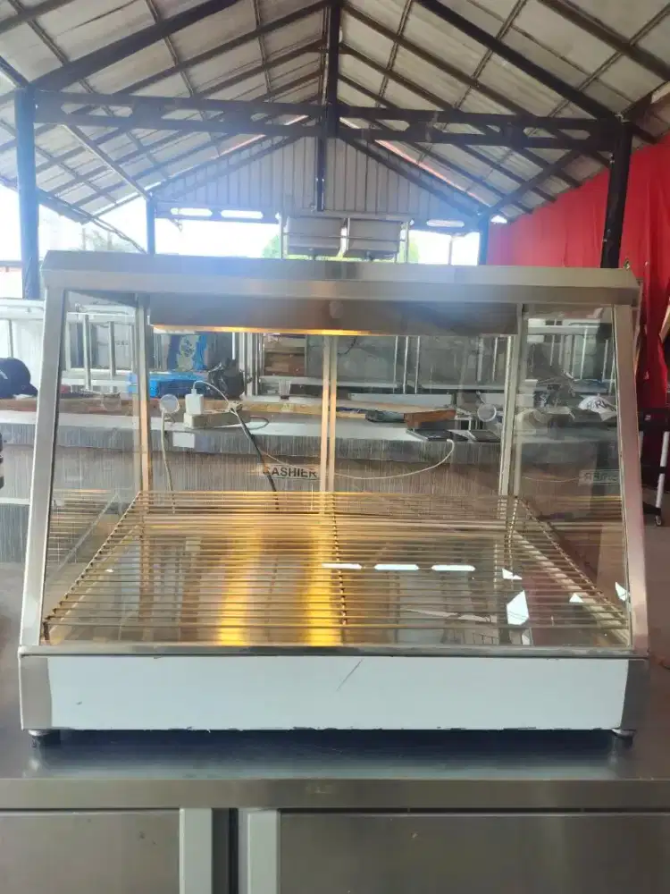 Stainles food warmwr display