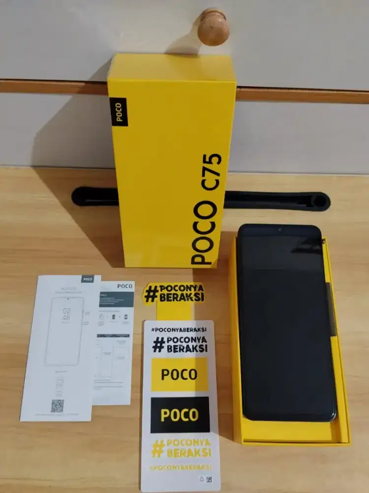 Xiaomi Poco C75 4G 6/128 GB Black Fullset Original