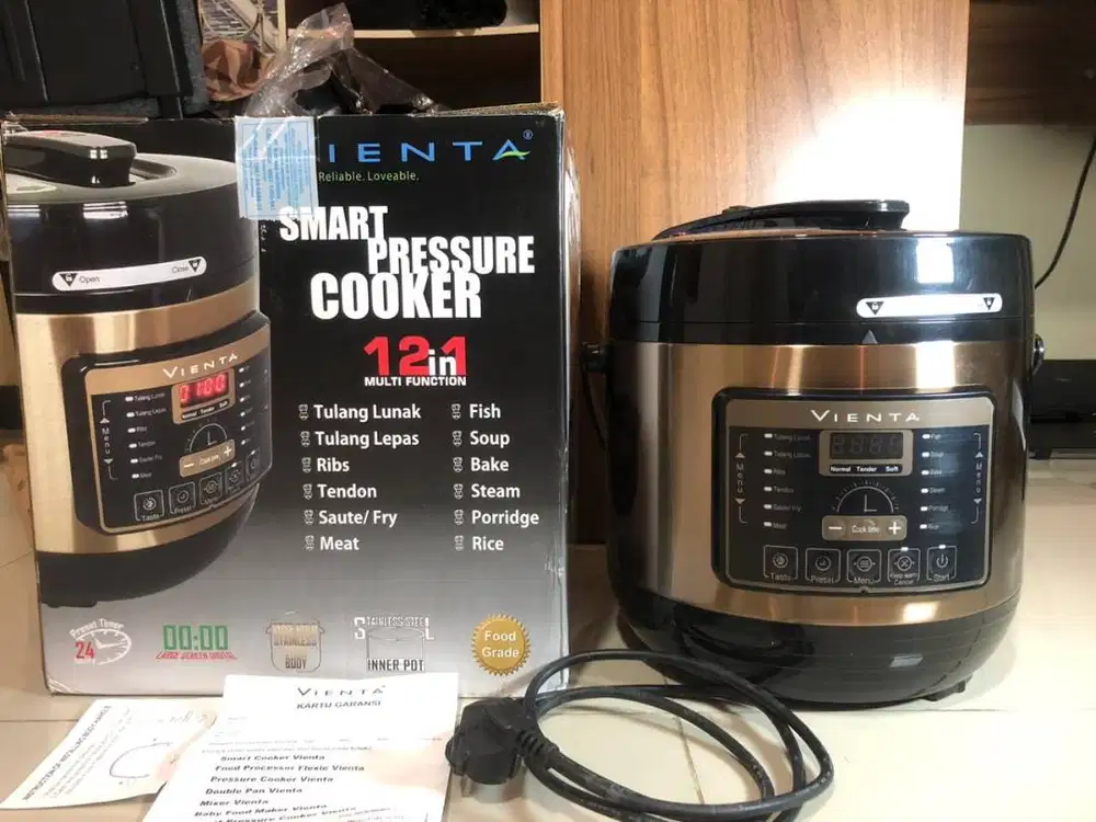 Vienta Smart Pressure Cooker Alat Presto Multi Fungsi Fullset Box