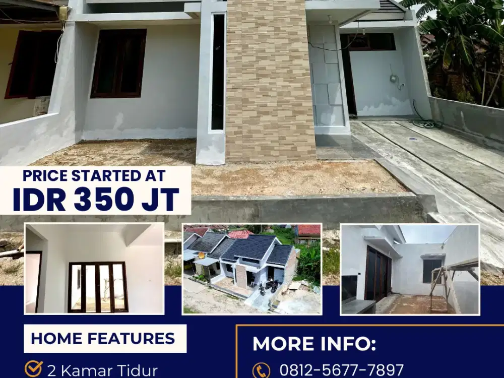 RUMAH CLUSTER MURAH ONE GATE SISTEM