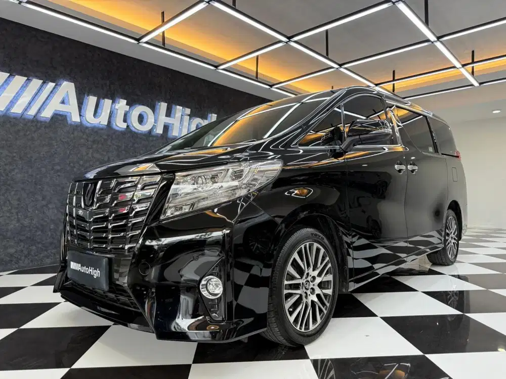 DP10% [Km18.000] Alphard G 2017 Black Reg 2018 #AUTOHIGH