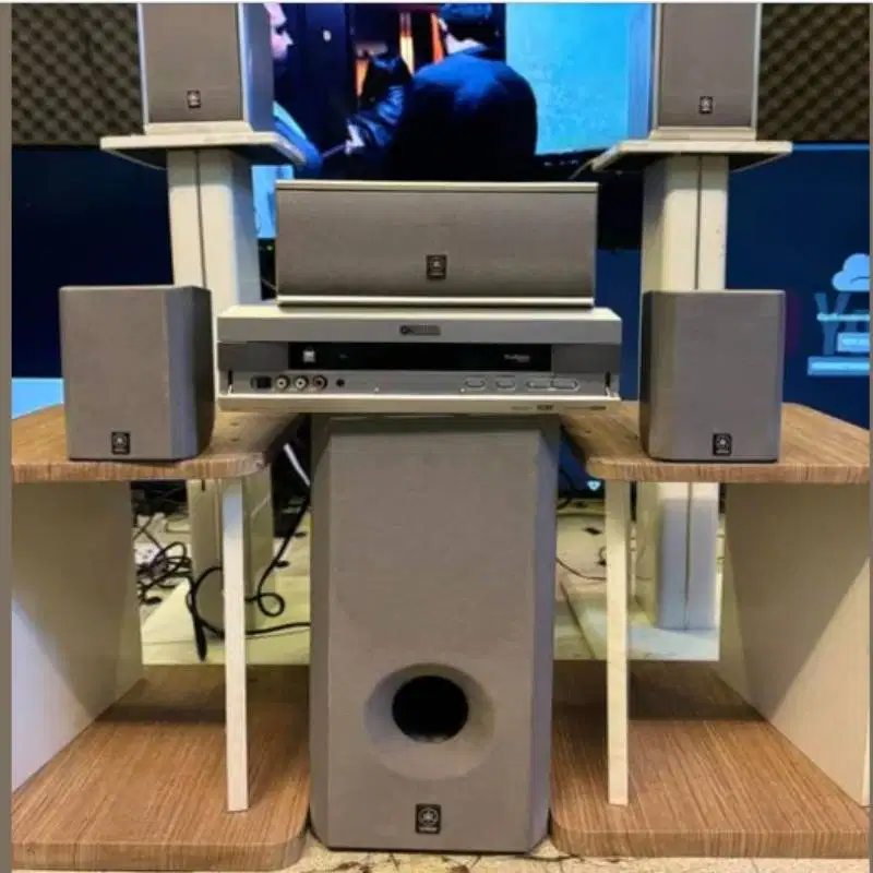 HOME THEATRE amplifier yamaha SW VS10 audio system 5.1 clearity LANGKA