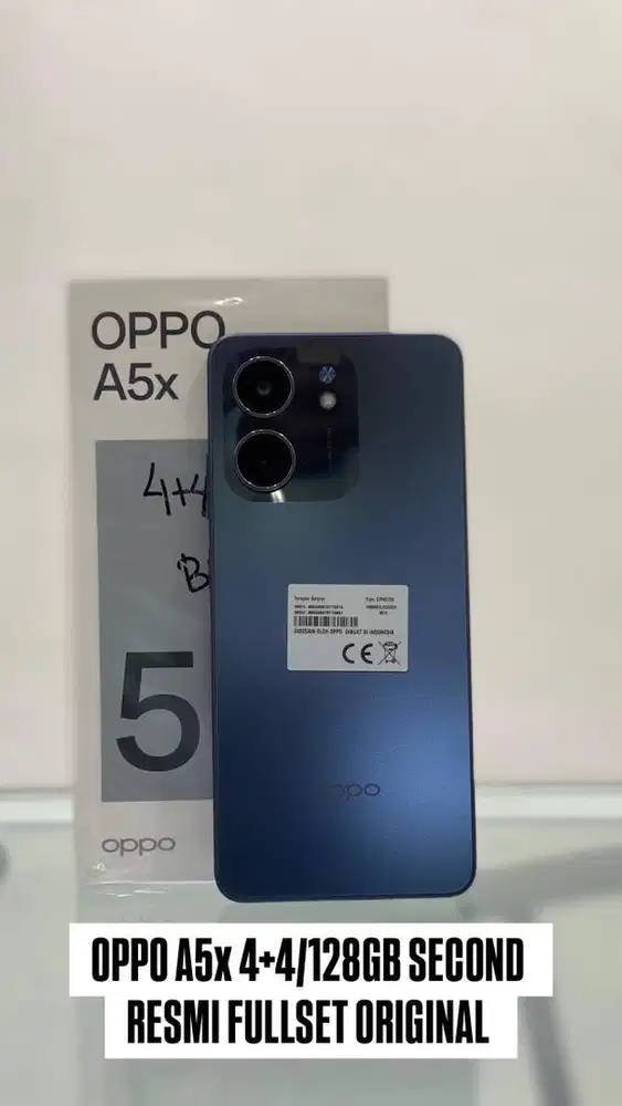 OPPO A5x 4+4/128GB SECOND RESMI FULLSET ORIGINAL