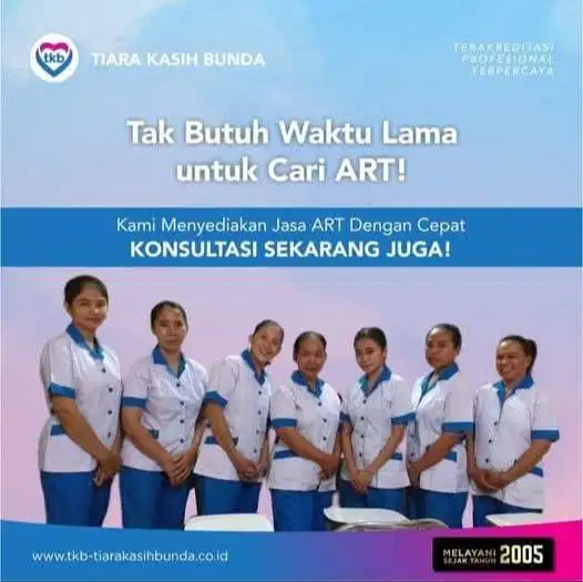 Kamu yang siap kerja lsg penempatan: Baby Sitter ART n Perawat Lansia