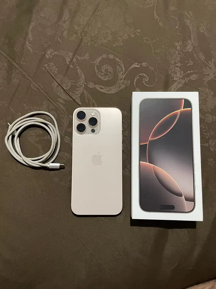 Iphone 16 pro max 256gb resmi ibox natural titanium