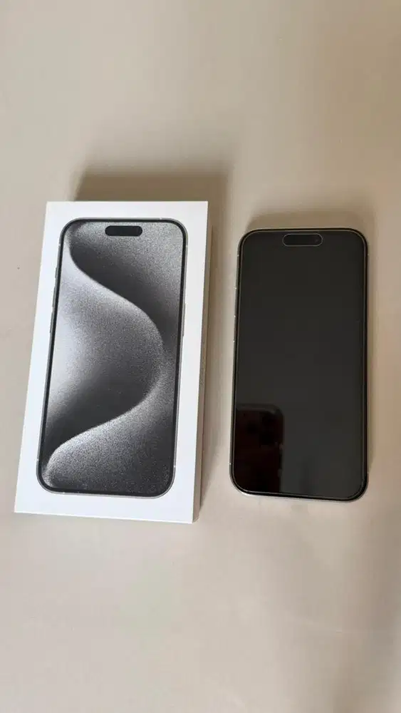 iPhone 15 Pro 256GB Natural Titanium – Ex Digimap – COD Surabaya