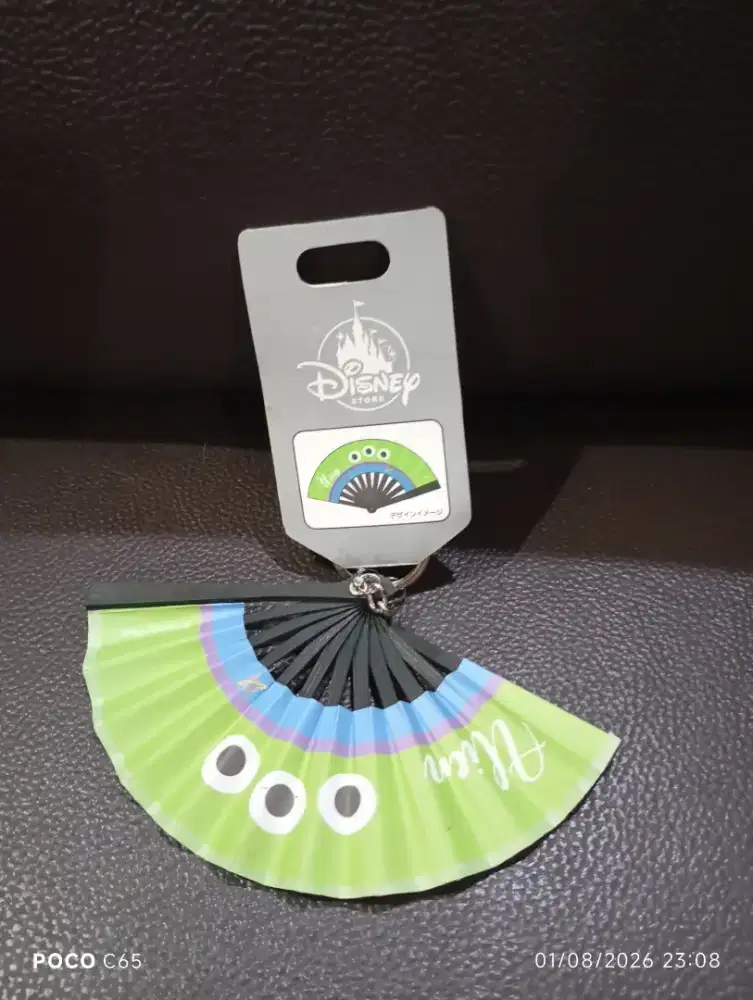 Gantungan kunci kecil kipas gambar icon toy story