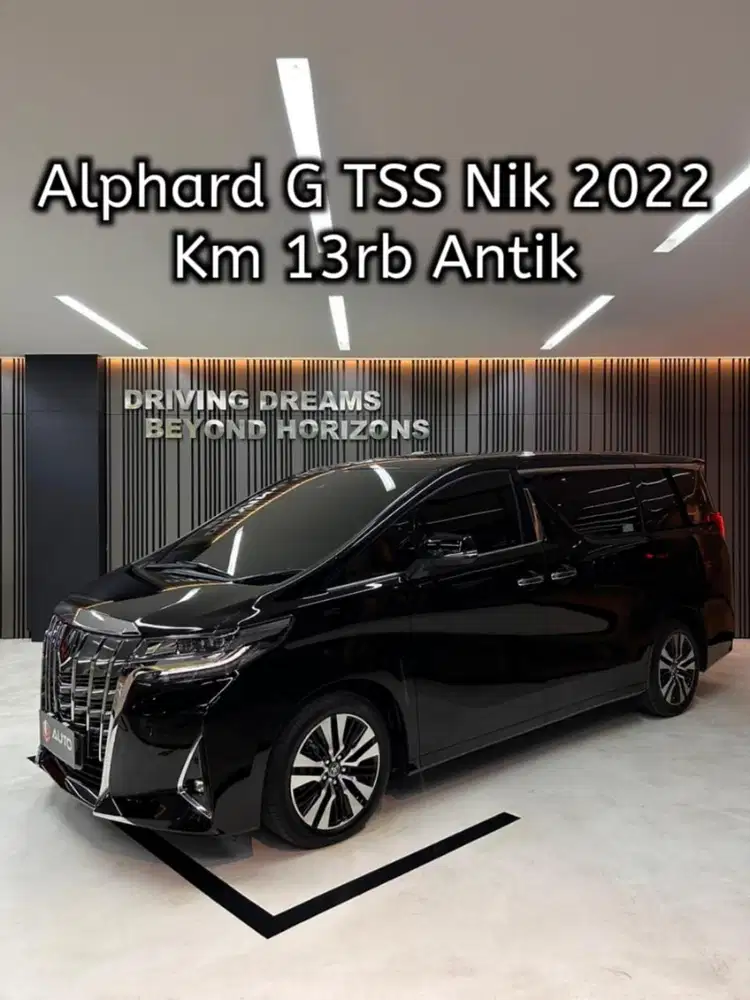 Toyota Alphard 2.5 G TSS ATPM 2022 Hitam