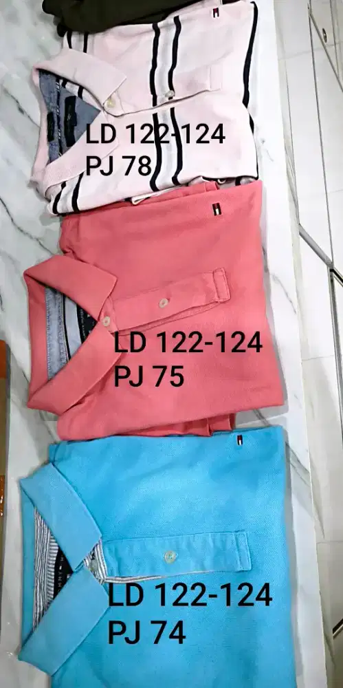 Kaos kerah Tomy Hilfiger original