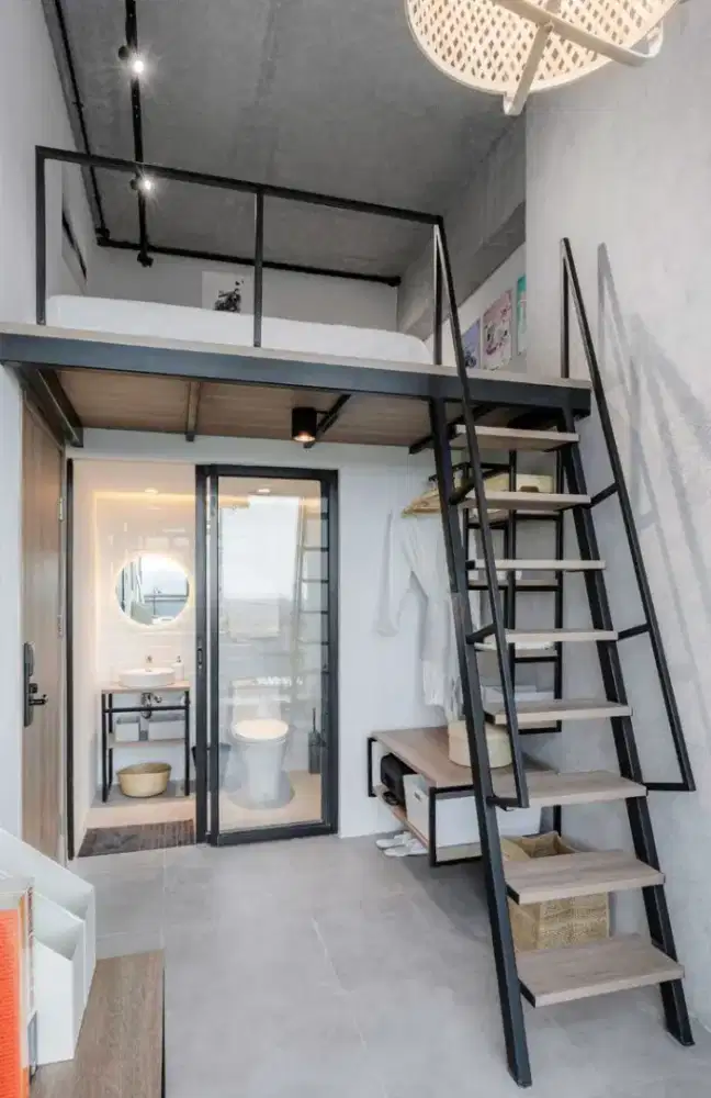 mezzanine kayu minimalis