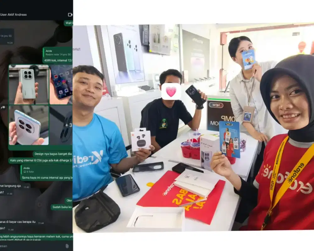 Modal KTP asli pulang bawa hp kredit Xiaomi Redmi note 14 pro 5G