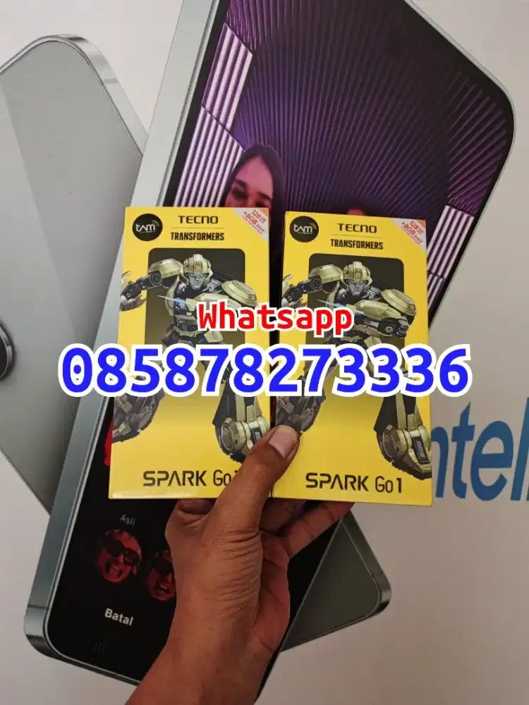 [ Fast respon WA ] Tecno Spark GO1 4+4/128 Garansi resmi 13bln