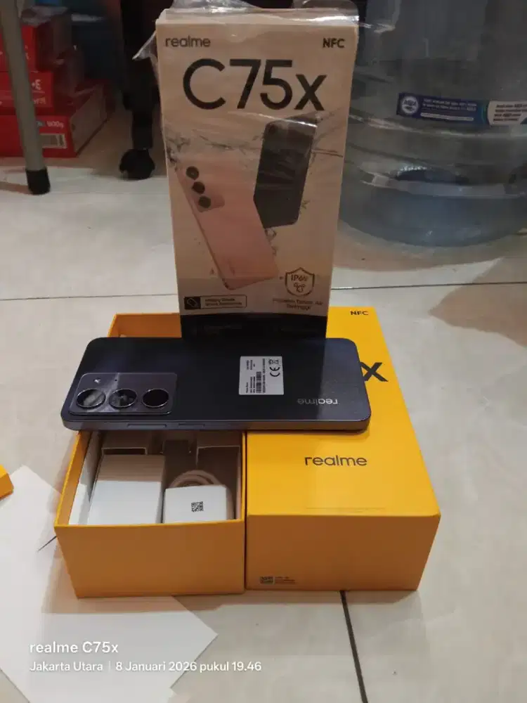 Edisi kalah sama kebutuhan realme c75 x ram 8/128 full set Ampe nota