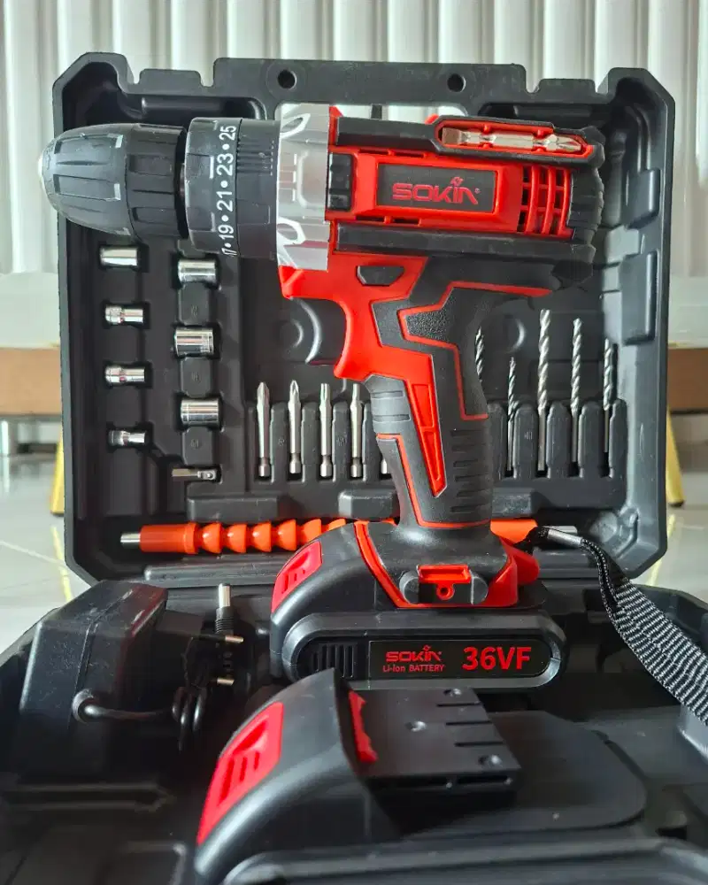 Baru bor cordless batere lithium brushless impact electric drill