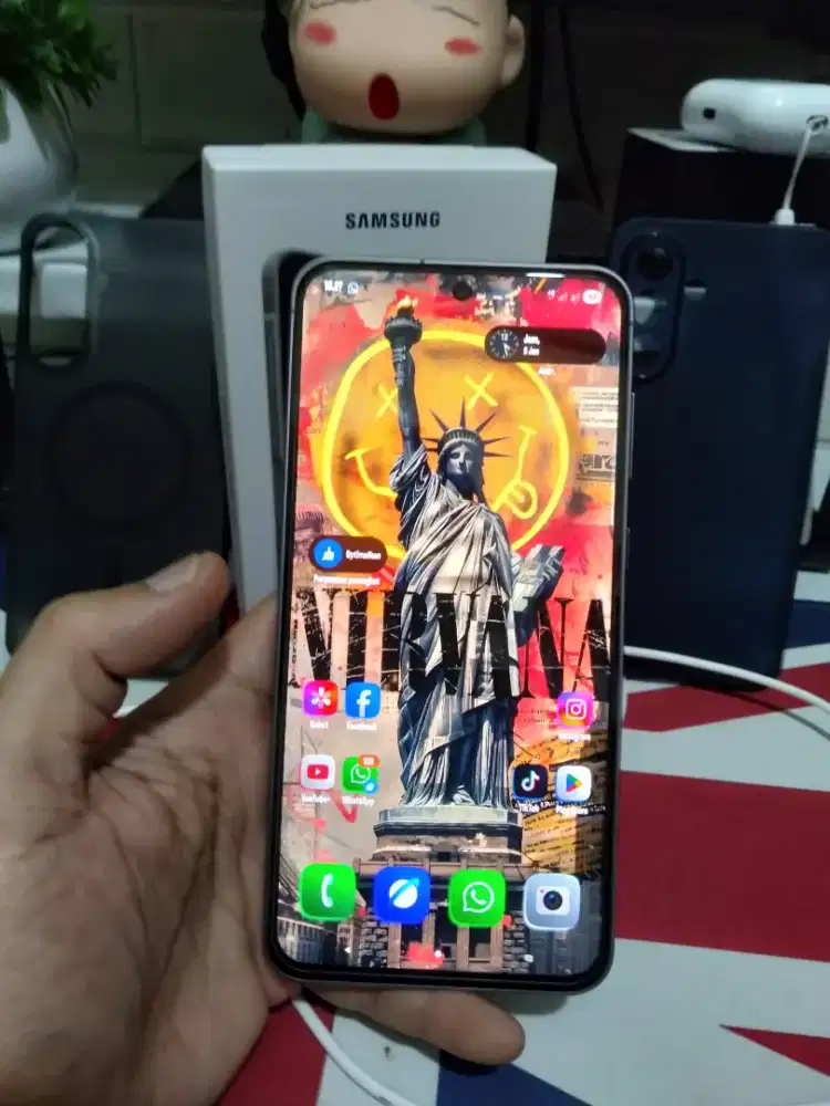 Samsung A56 8/256 garansi ON Fullset Mulus Like New