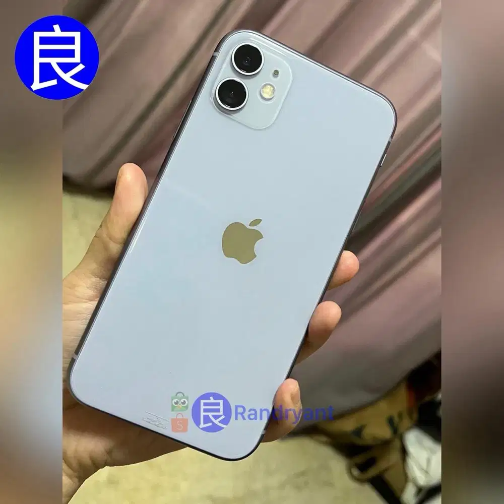 iPhone 11 128GB Purple IBOX Garansi Resmi Fullset Ori Mulus Like New