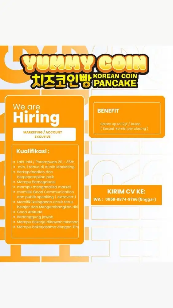 Sales marketing Yummycoin