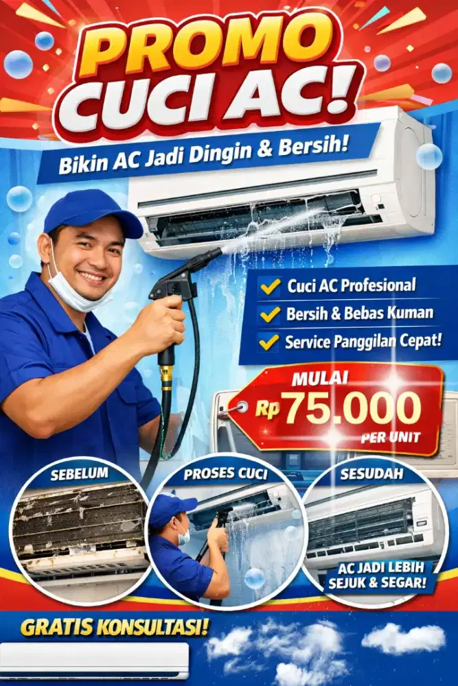 JASA SERVICE & Bongkar Pasang AC