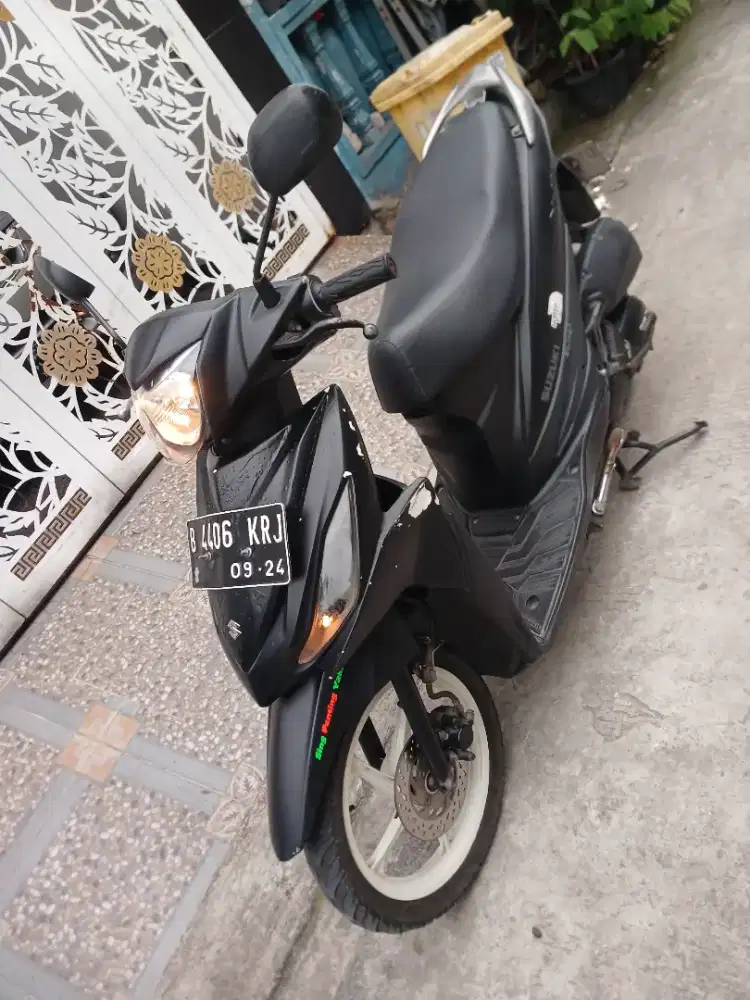 Suzuki Address 2015 ss lengkap mesin bagus plat Bekasi Kota