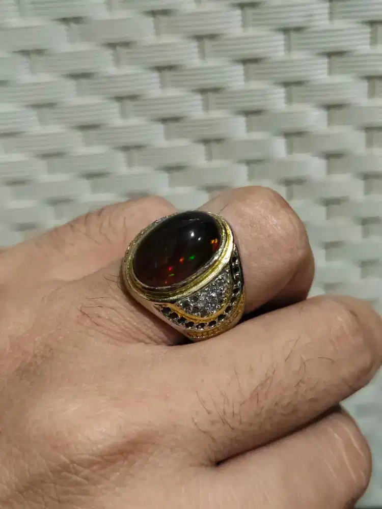 Natural Opal Kalimaya Kristal Jarong Sangar Menyala Siang Malam HQ