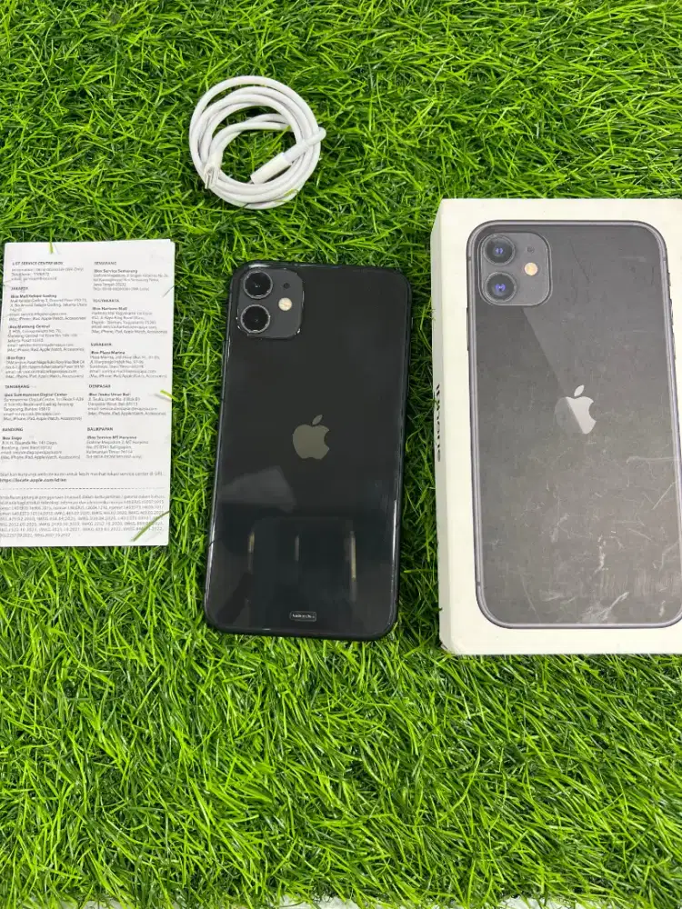 Second iPhone 11 64gb iBox Fullset Original