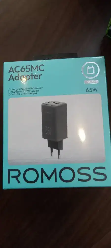 Romoss Kepala Charger Adaptor AC65MC