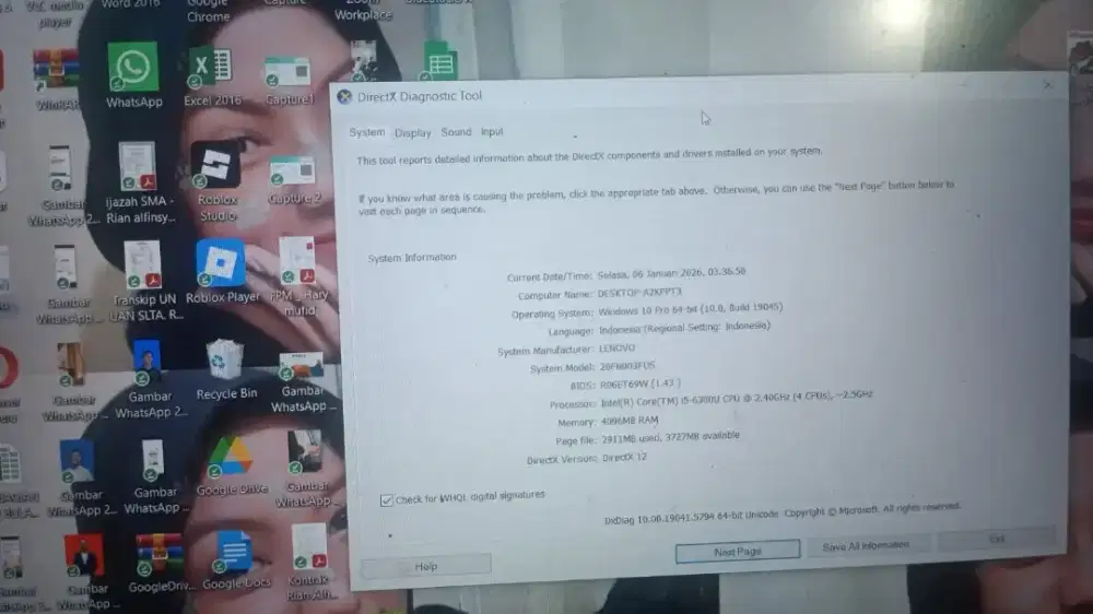 Laptop Lenovo T460s Slim i5 Gen 6 4/128GB Backlit Fingerprint Fullset