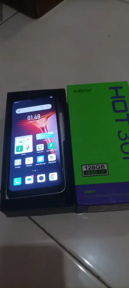 INFINIX HOT 30 I RAM 8+8/128..MULUS LIKE NEW  ..FULLSET