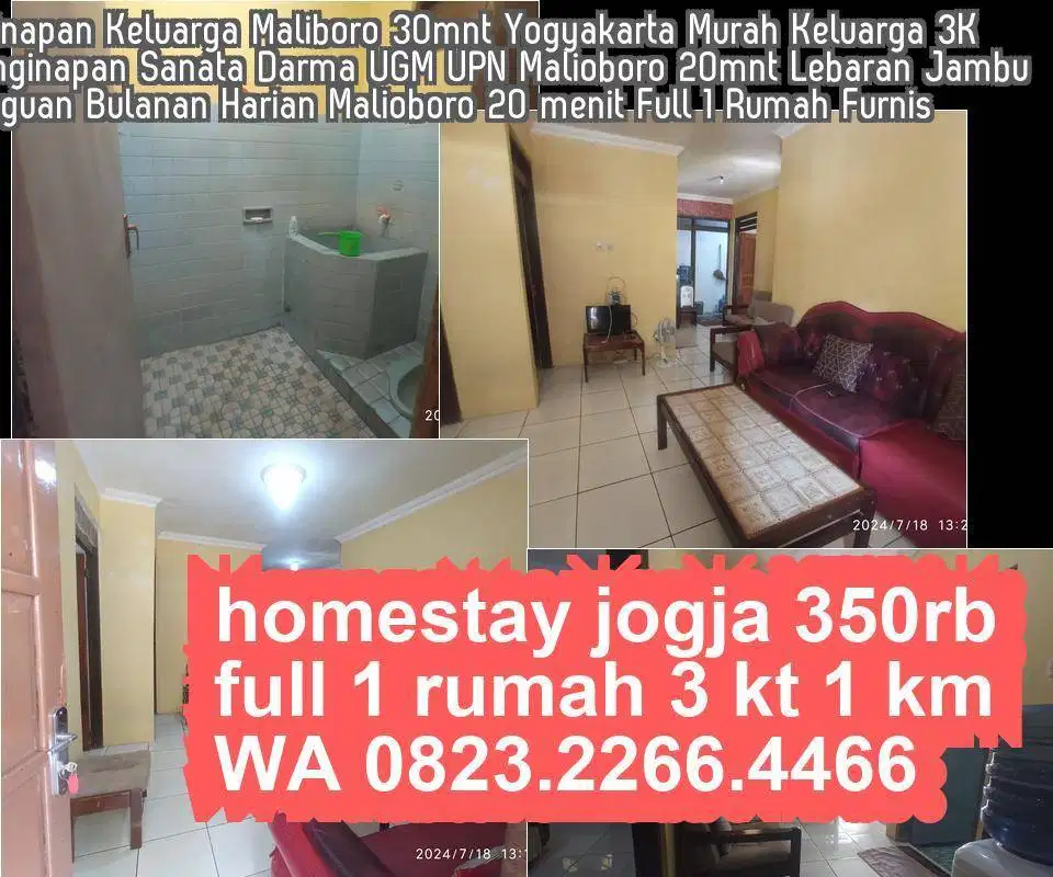 Homestay Condongcatur Yogyakarta  Bulanan Harian Mingguan Penginapan R