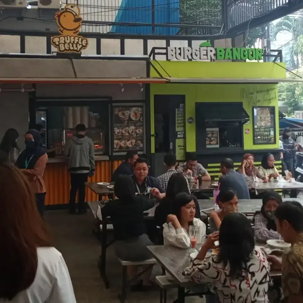 SEWA Cafe PujaSera FoodCourt Kios Booth Kantin JaJan Kuliner RAMAI TRS