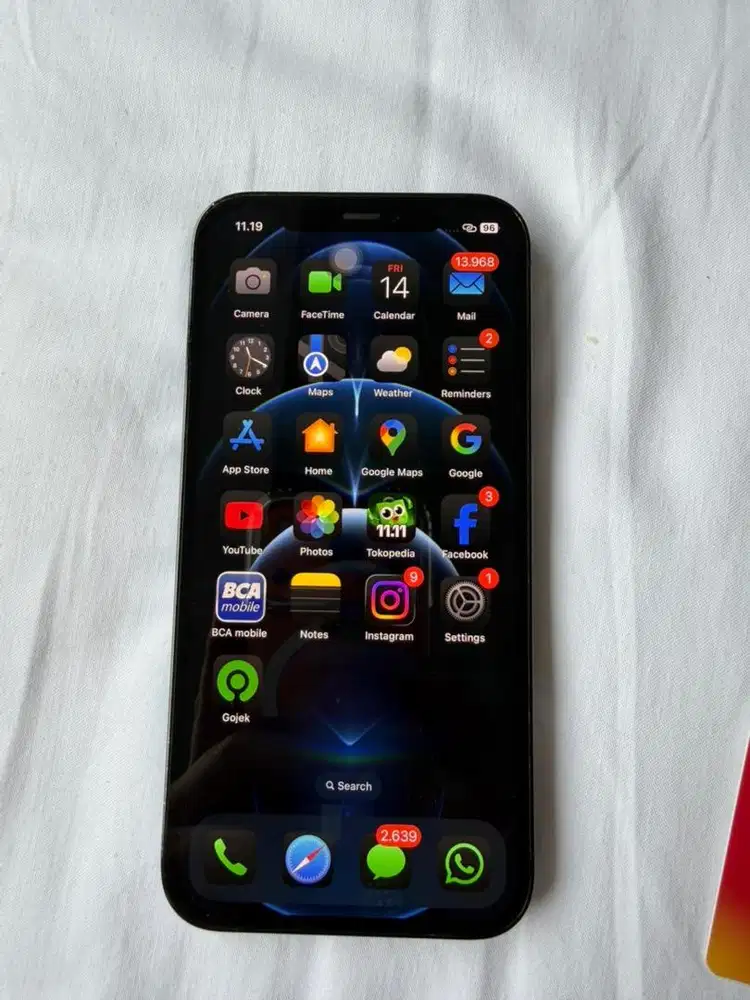 Iphone 12 pro IBOX blue colour 128MB